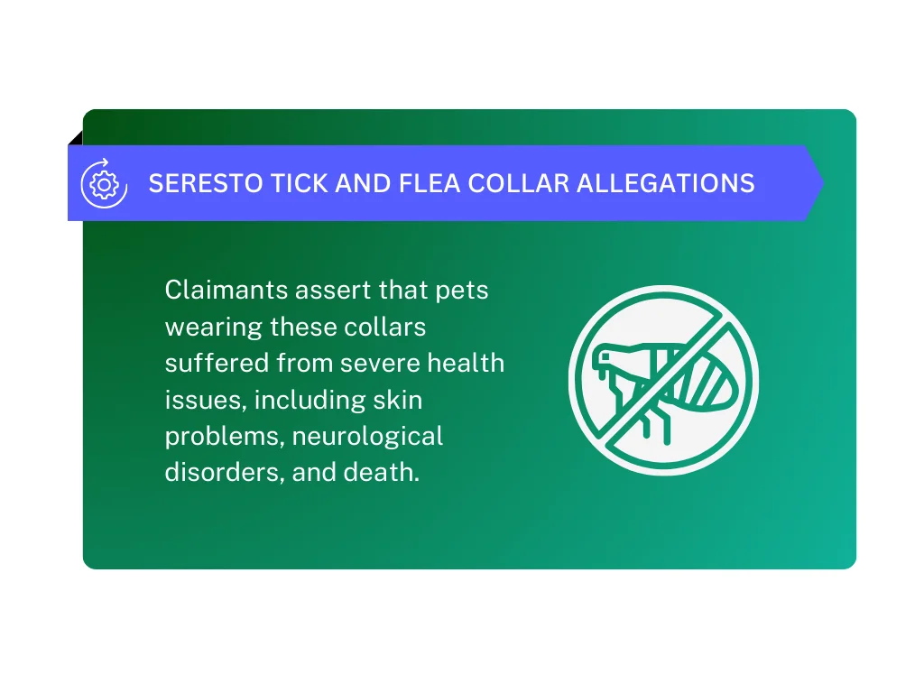 seresto tick and flea collar allegations