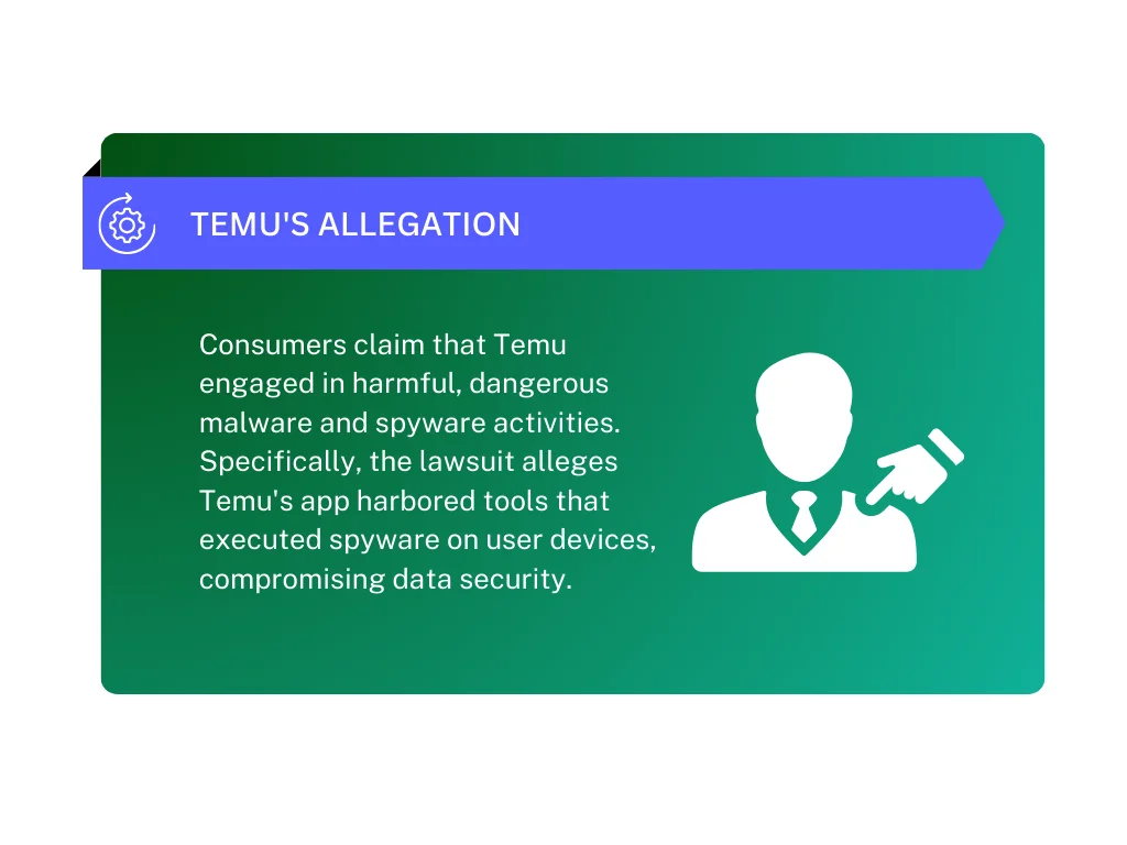 temu's allegations