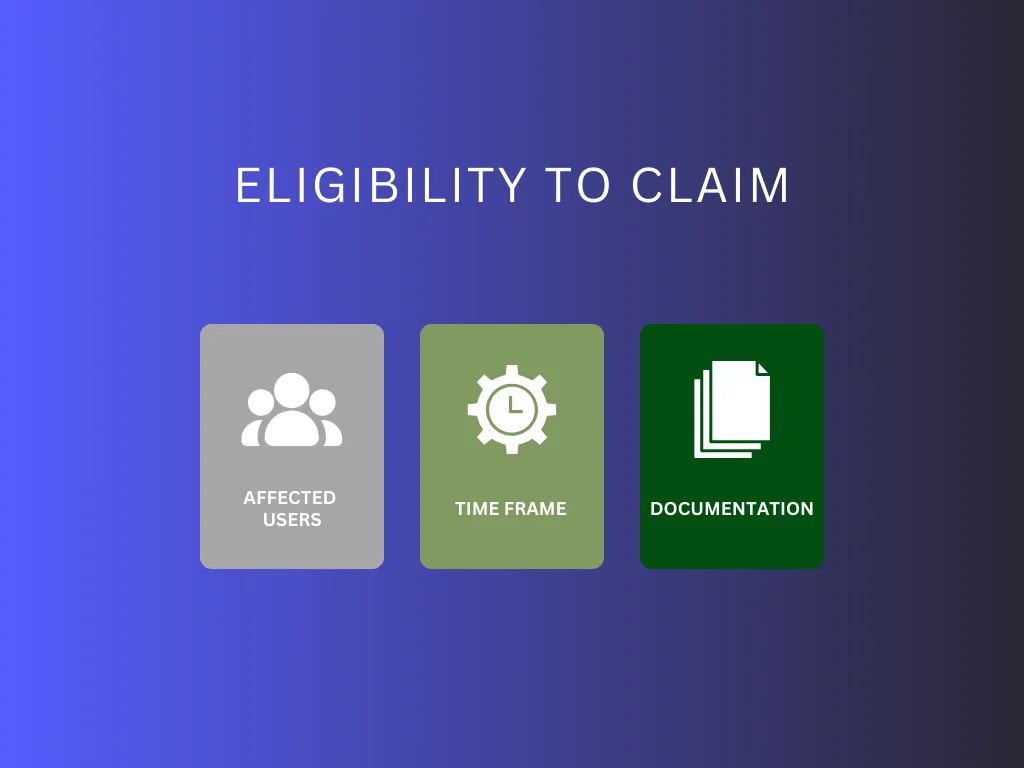 eligibility to claim