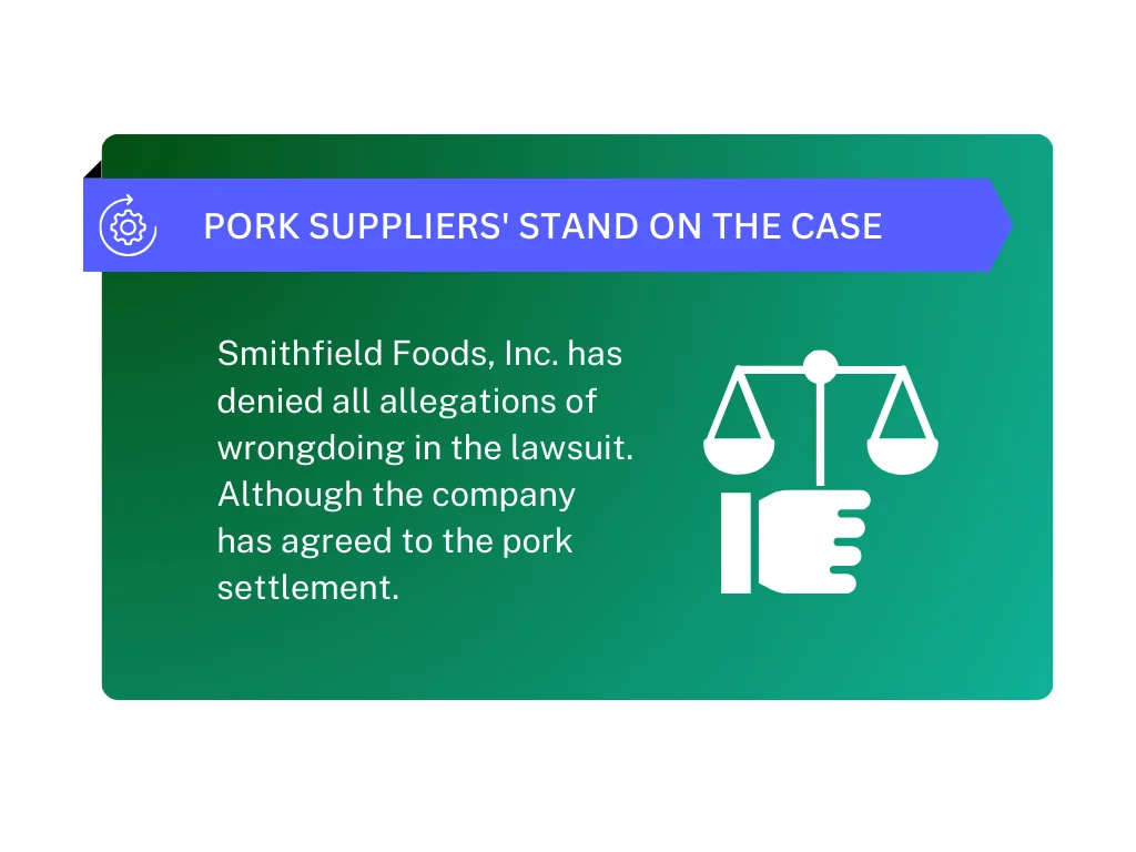 pork supplier's stand on the case homepage