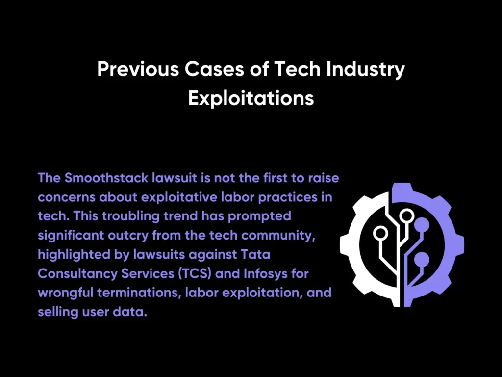 Previous Cases of Tech Industry Exploitations homepage