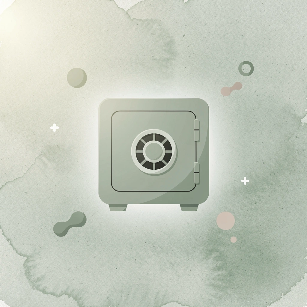 Vault icon representing state custody of unclaimed money