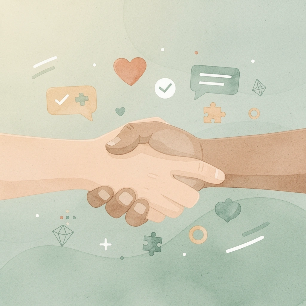 Scene of hands connecting representing collective justice in class action lawsuits