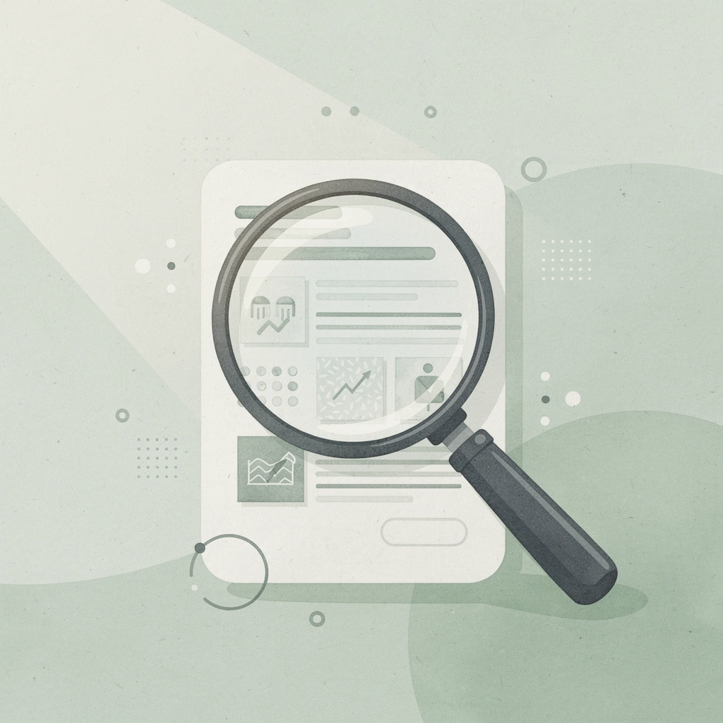 Magnifying glass examining a purchase receipt, representing the discovery of unclaimed settlement money

