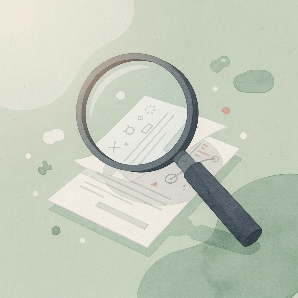 Magnifying glass scene representing Sparrow scanning for unclaimed settlements