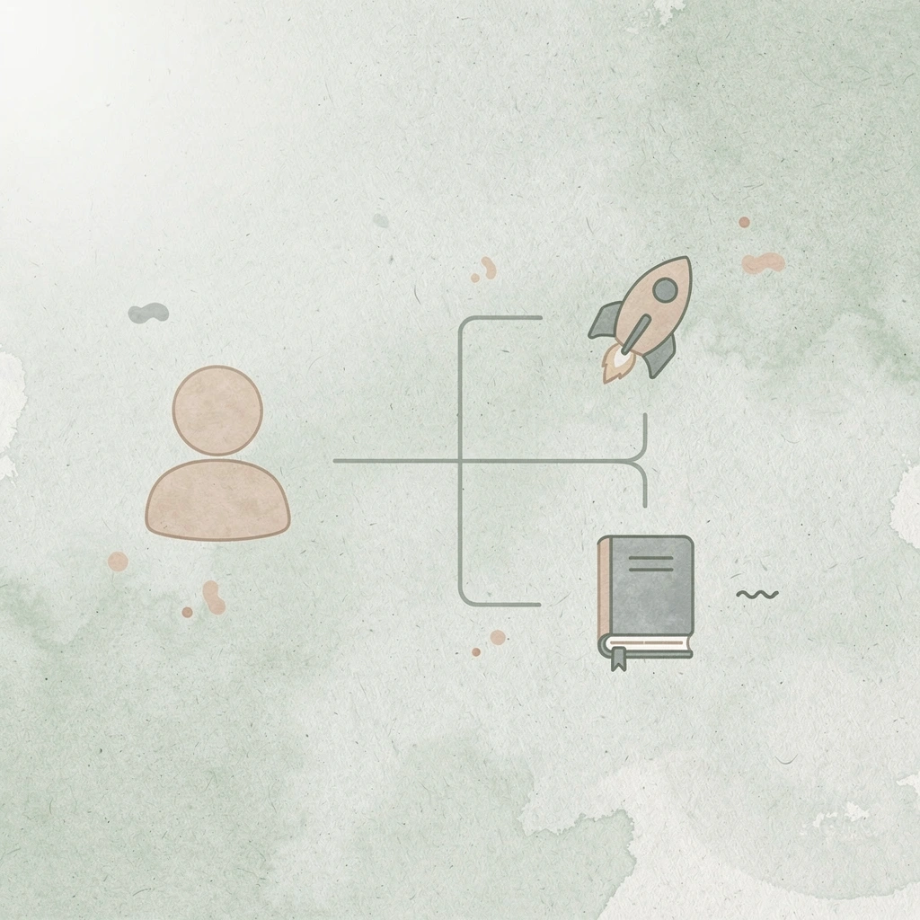 Icon showing one case splitting into multiple separate settlements