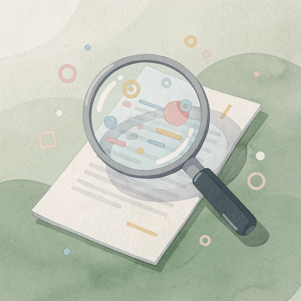 Scene of a magnifying glass examining vehicle records for GM lawsuit eligibility
