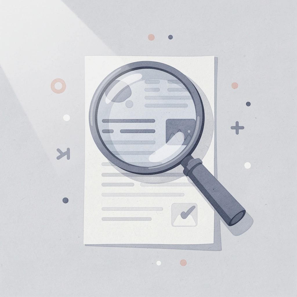 Magnifying glass scene representing searching for unclaimed funds and settlements