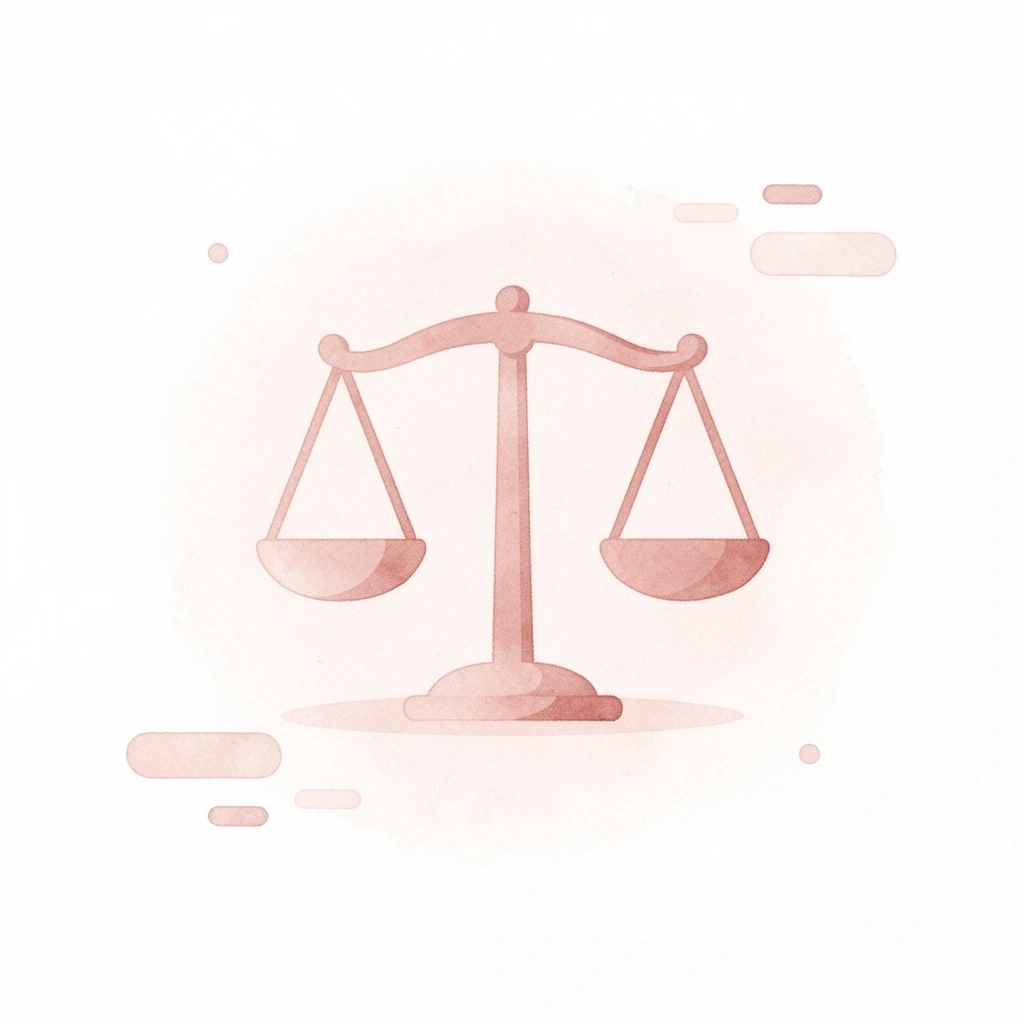 Scales of justice icon representing a class action legal settlement